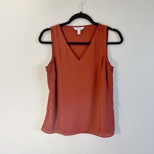 Nine West Women's Rust Sleeveless Tank‎ Top